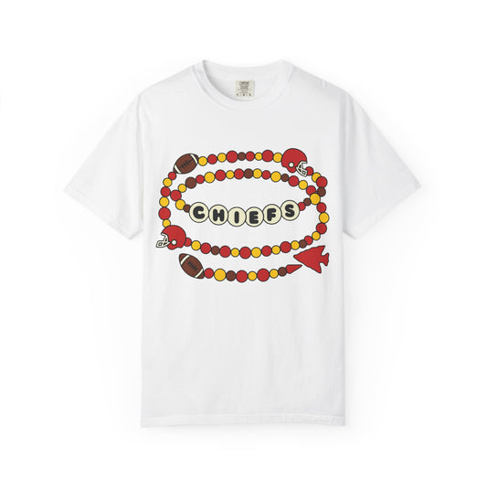 Swiftie approved chief bracelet  Fan T-Shirt | Sports Apparel, Game Day Shirt, Unisex Tee, NFL Fashion, Gift for Football Lovers