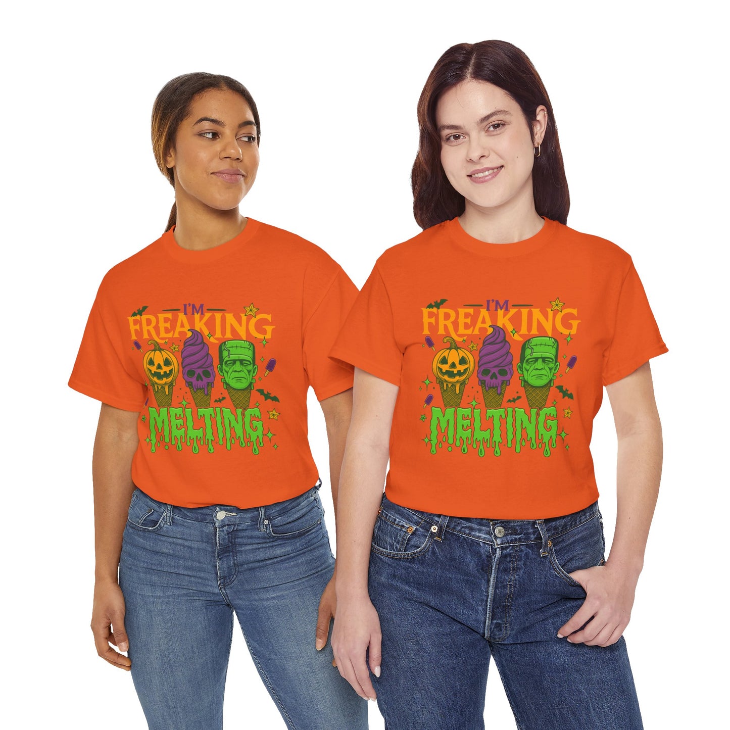 Halloween Unisex Heavy Cotton Tee, Fun Fall Shirt, Halloween Costume Top, Spooky Party Tee, Trick or Treat Apparel