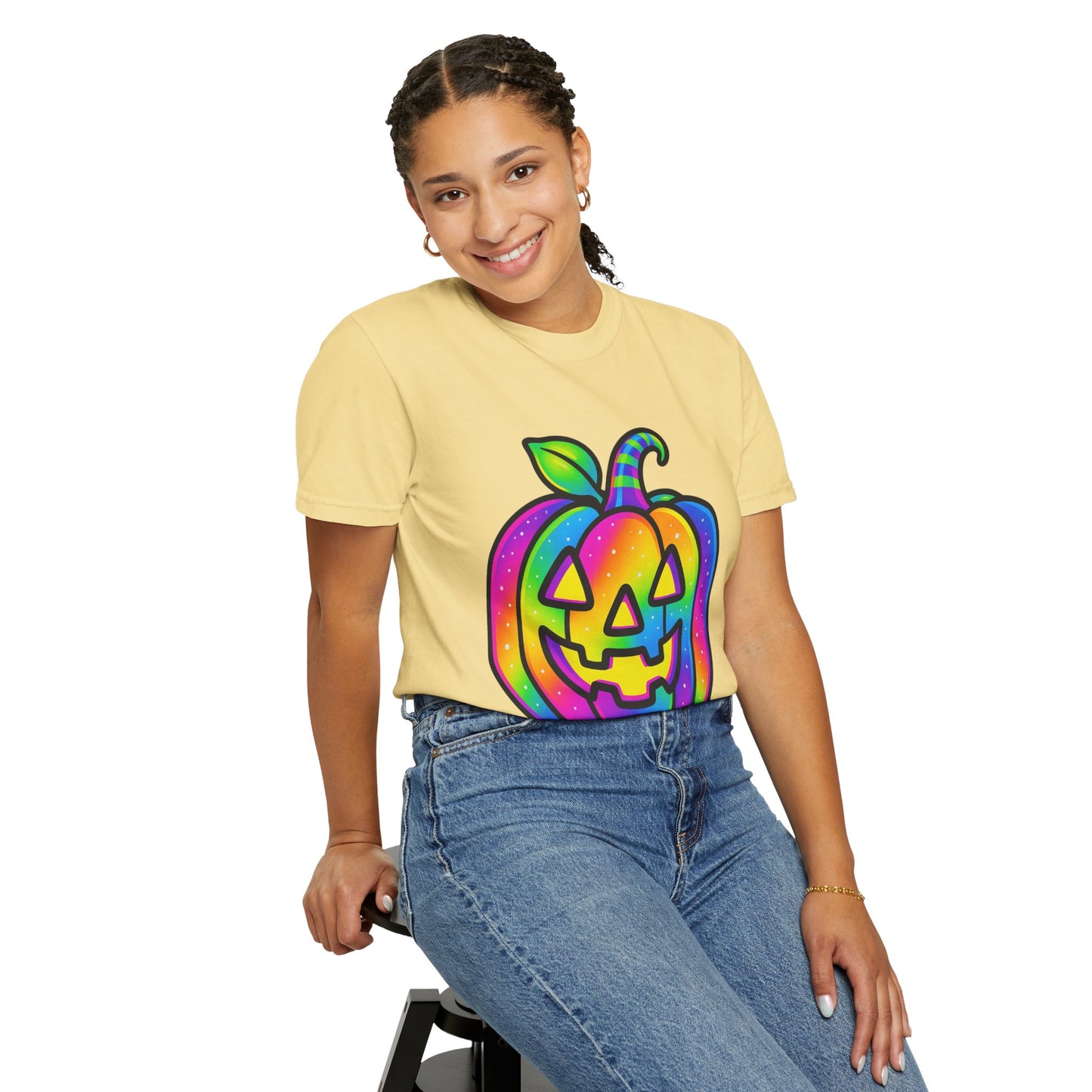 Colorful Pumpkin T-shirt for Halloween