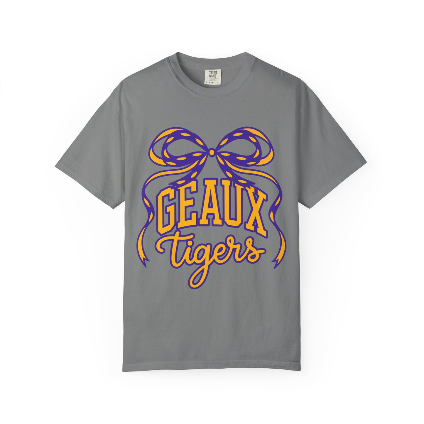Géaux Tigers Garment-Dyed T-Shirt, Unisex Tee, LSU Spirit Wear, College Apparel, Game Day Outfit, Casual Style