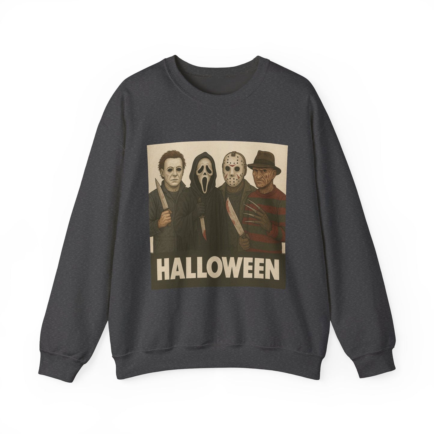 Spooky Movie Crewneck Sweatshirt - Halloween Horror Apparel