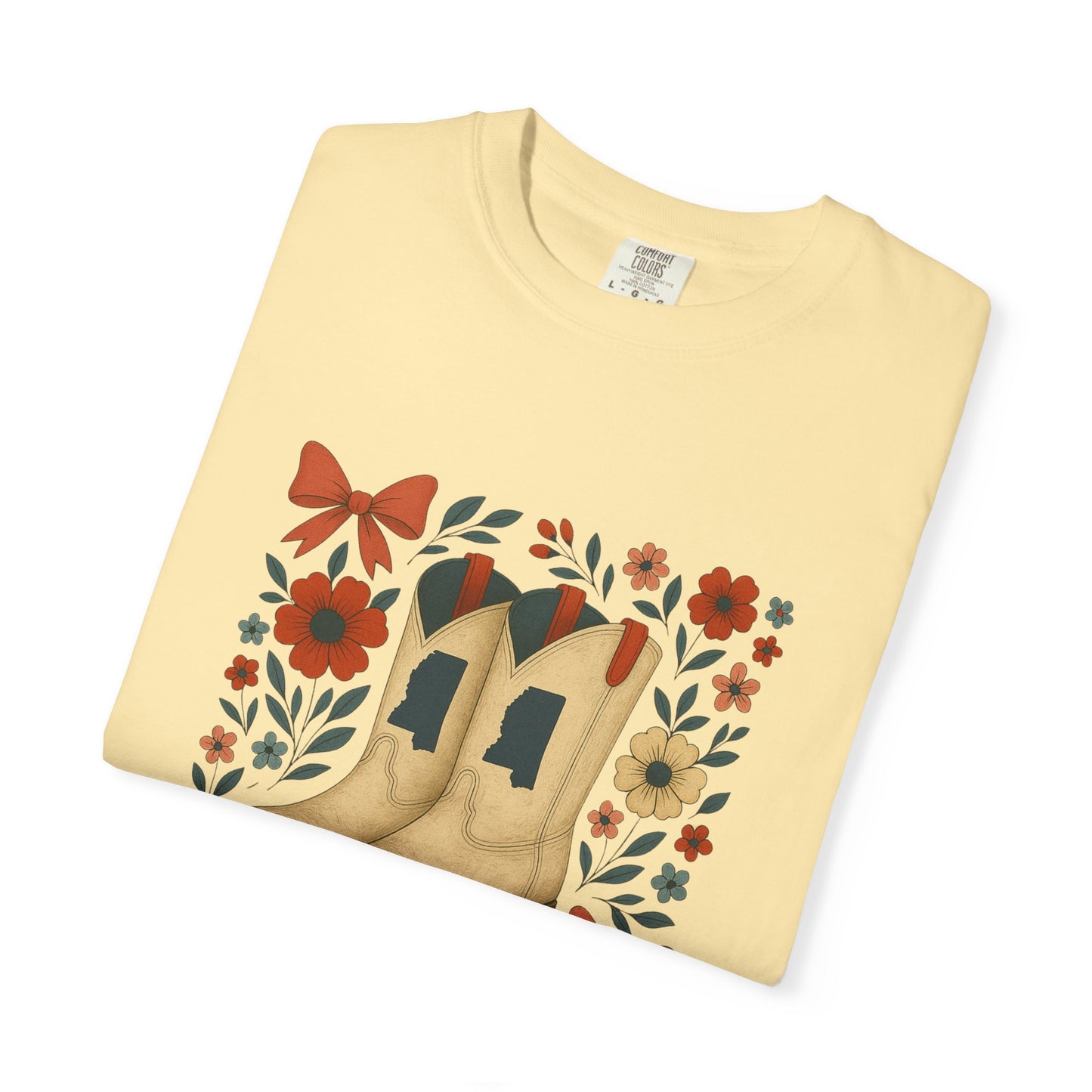 Mississippi Cowboy Boots T-Shirt - Ole Miss Rebels Fan