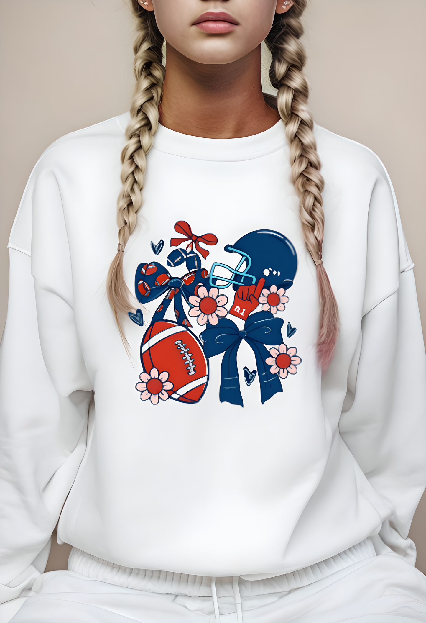Football Game Day Unisex Sweatshirt - Comfort Colors