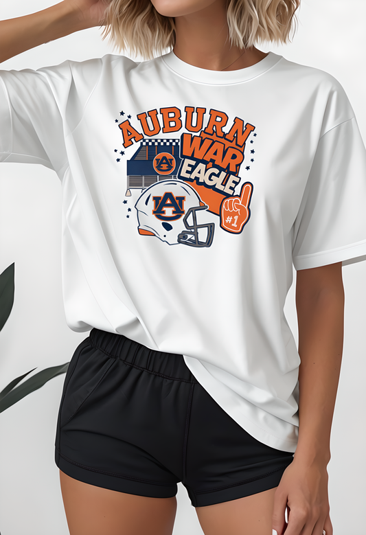 Auburn War Eagle Unisex T-Shirt - College Spirit Gear, Sports Fan Apparel, Casual Wear, Game Day Shirt, Gift for Fans