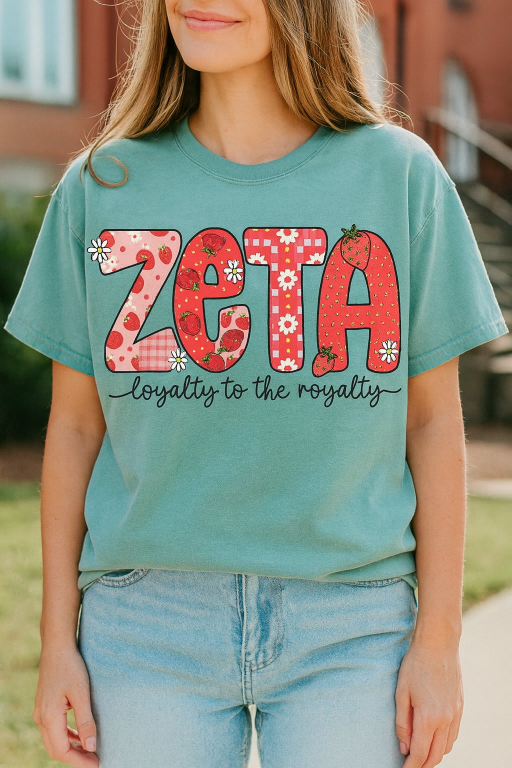 ZTALoyalty T-Shirt, Unisex Garment-Dyed Tee, Perfect for Sorority Events, Greek Life Apparel, Custom Festive Shirt, Everyday Casual Wear