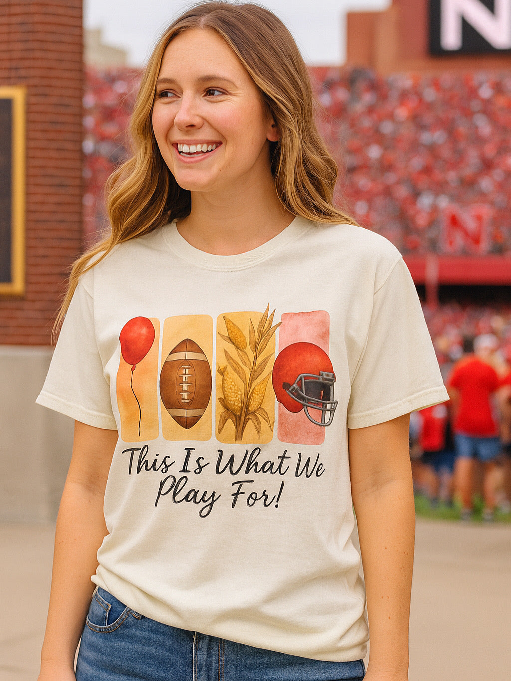Husks Sporty T-shirt for Football Fans - Game Day Apparel and Gift Idea