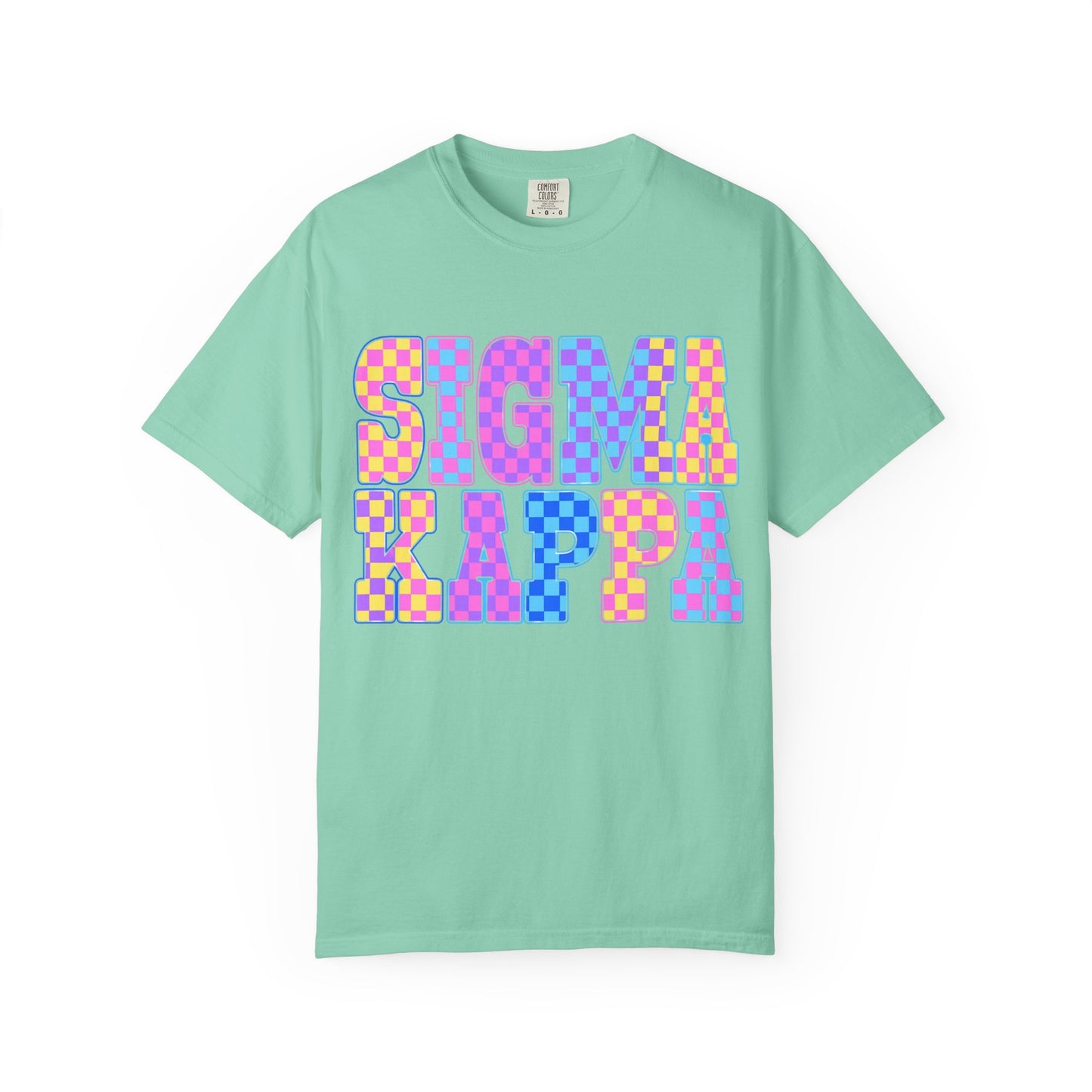 Colorful SigmaKappa T-Shirt - Unisex Garment-Dyed