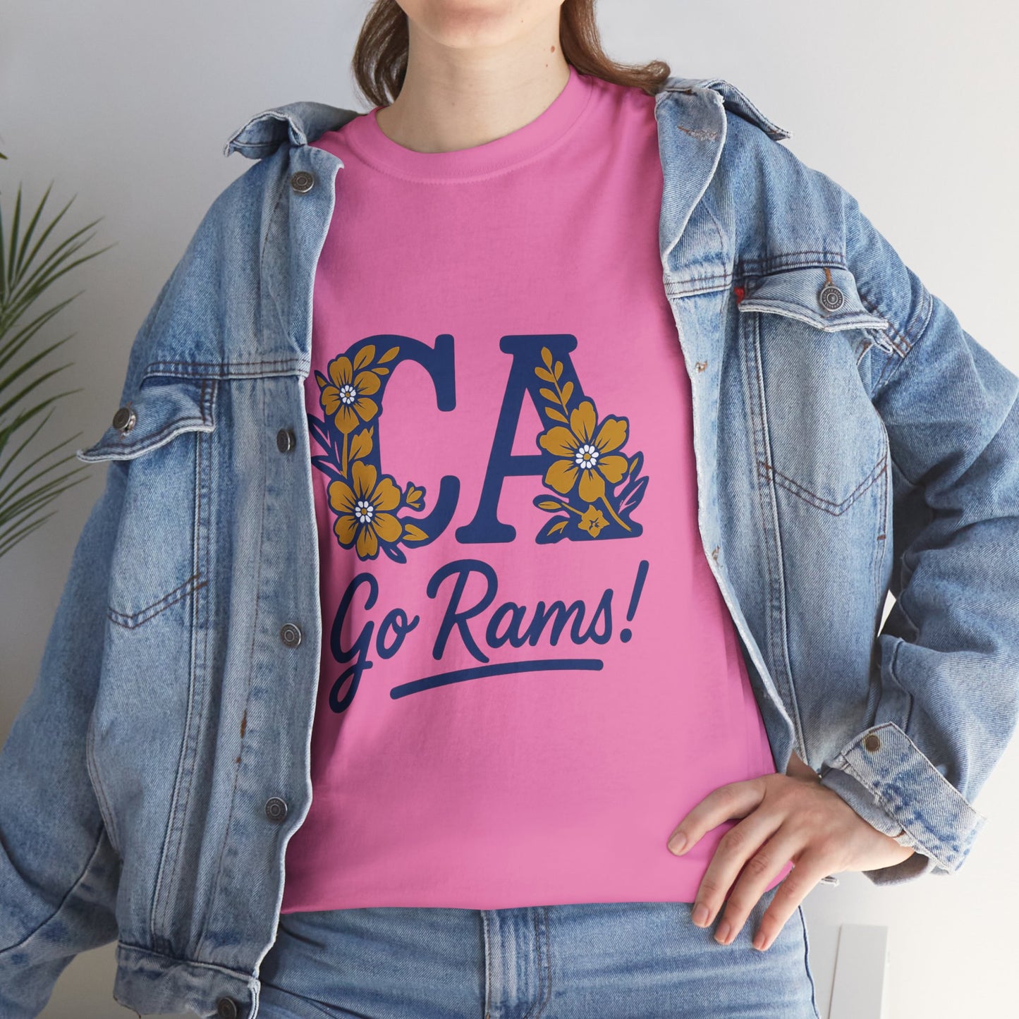 CA Rams Floral Tee