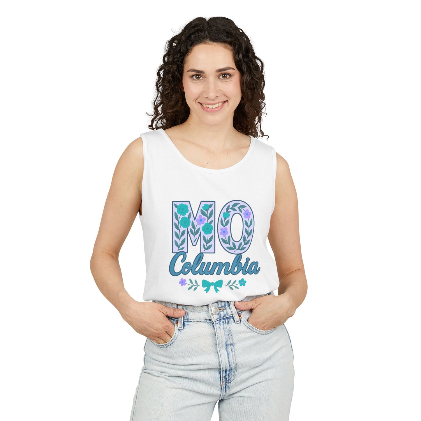 Missouri State Pride Tank Top, Unisex Summer Shirt, Columbia MO Graphic Tee, Comfort Colors, Graduation Gift