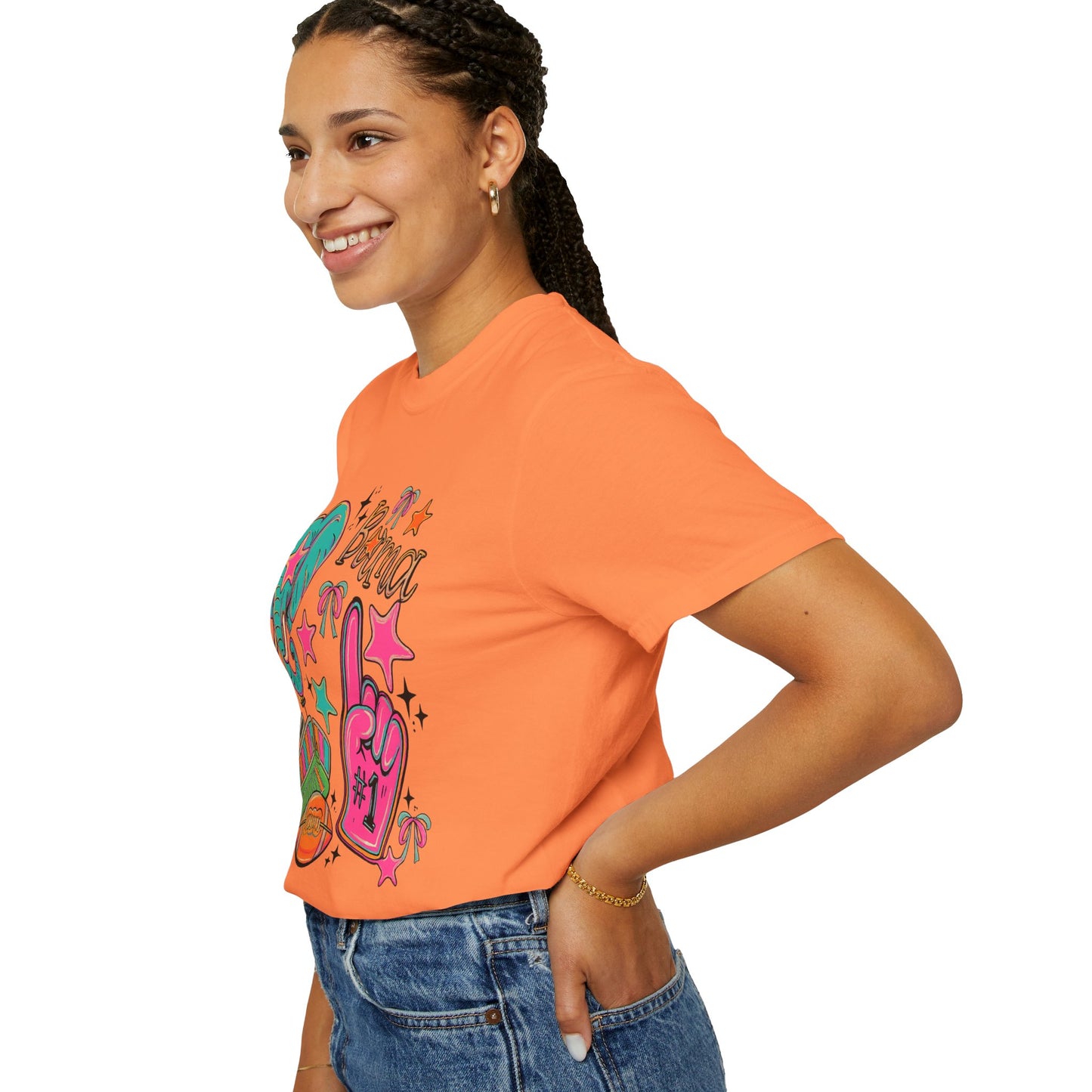 Preppy Neon Elephant Fan T-Shirt