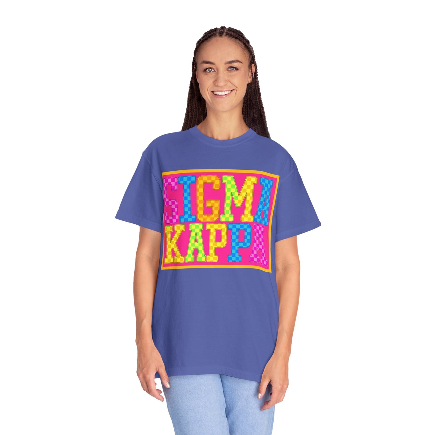Colorful Sigma Kappa T-Shirt | Sorority Apparel