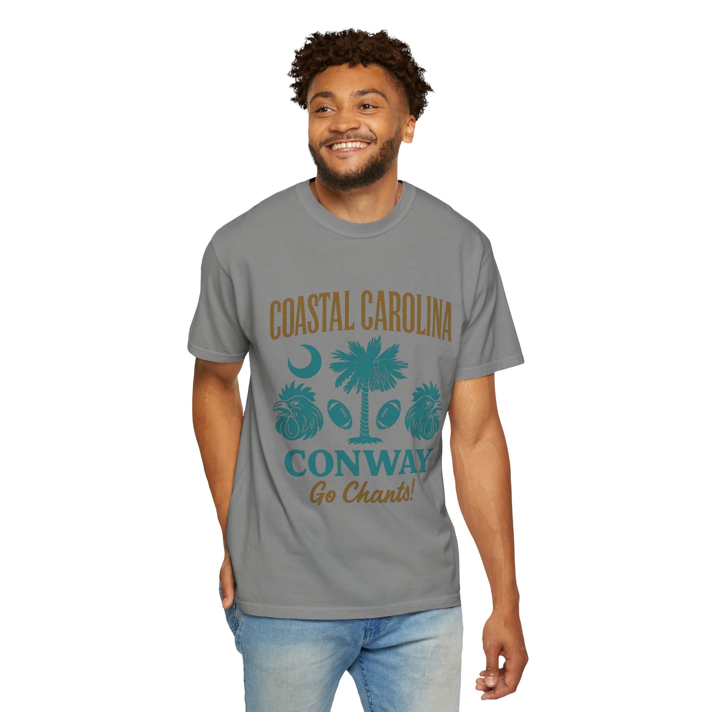 Go Chants T-Shirt, Unisex Garment-Dyed Tee, Beachwear, College Apparel, Summer Vibes