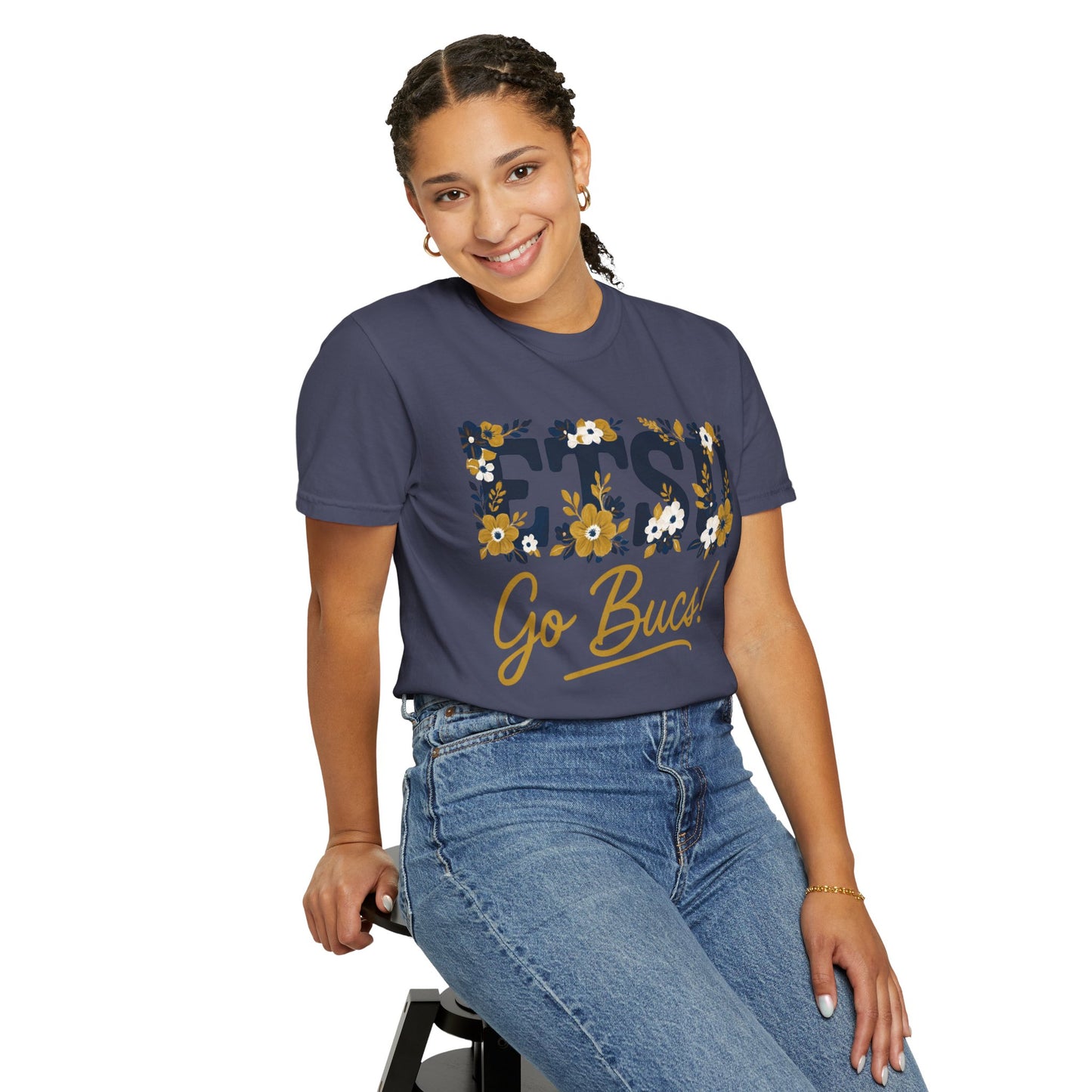 Floral Go Bucs Unisex T-shirt - College Apparel