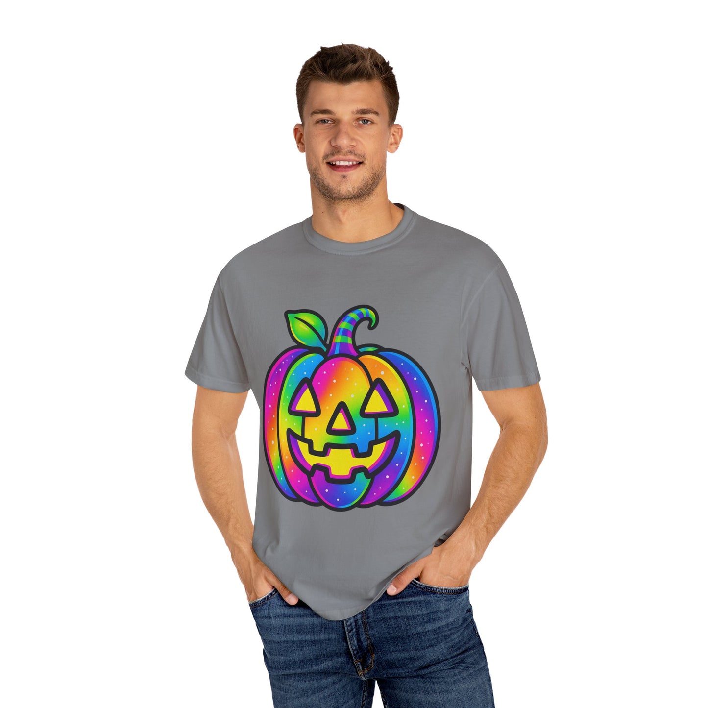 Colorful Pumpkin T-shirt for Halloween