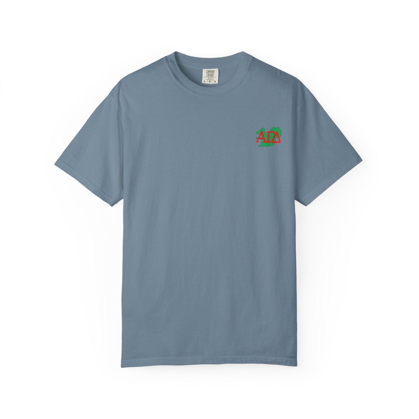 AGD Charming Sorority T-Shirt, Squirrel Design, Unisex Apparel, Perfect Gift, Casual Wear, College Life, Greek Life, Fraternity Events