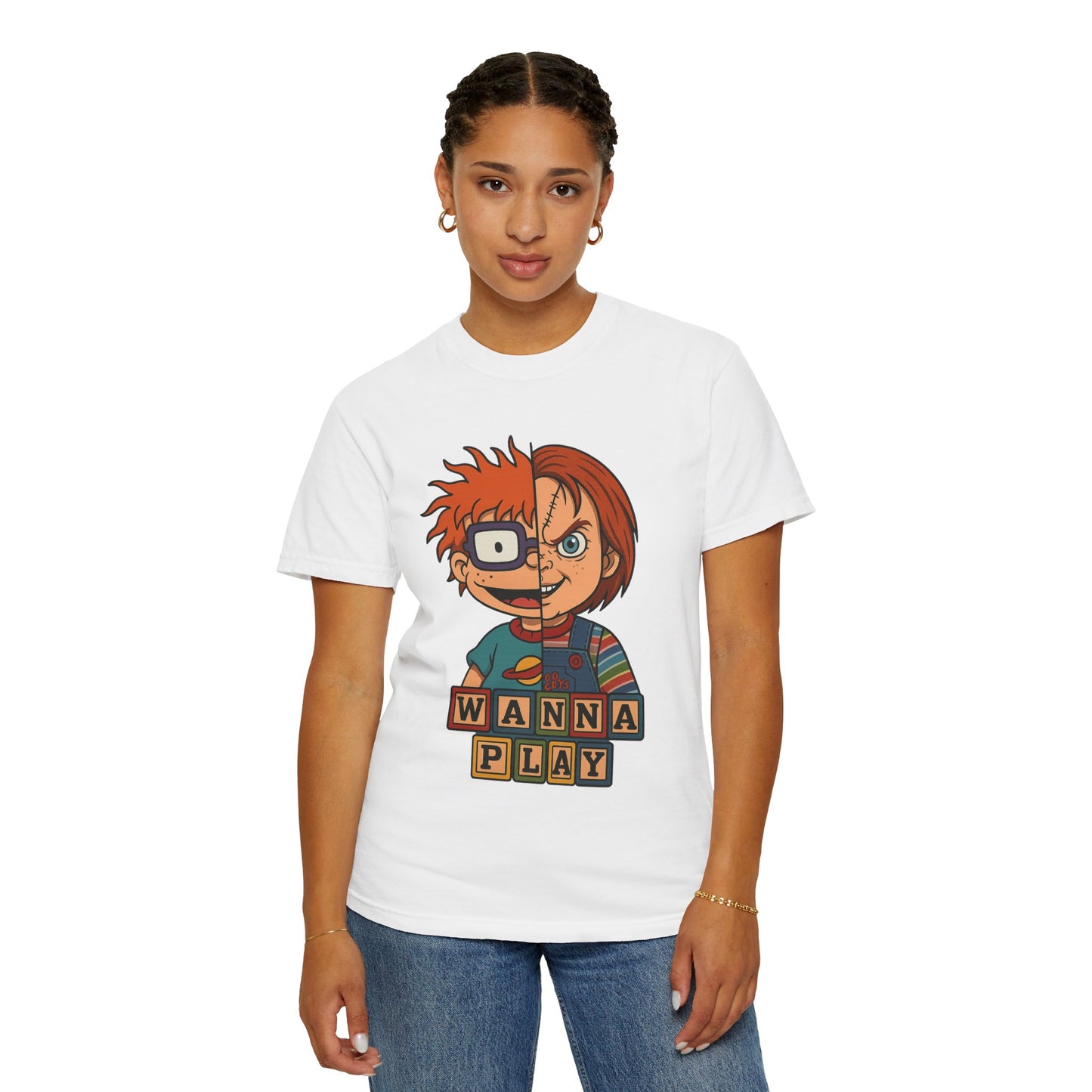 Two Faced Halloween Chucky-Inspired Unisex T-Shirt