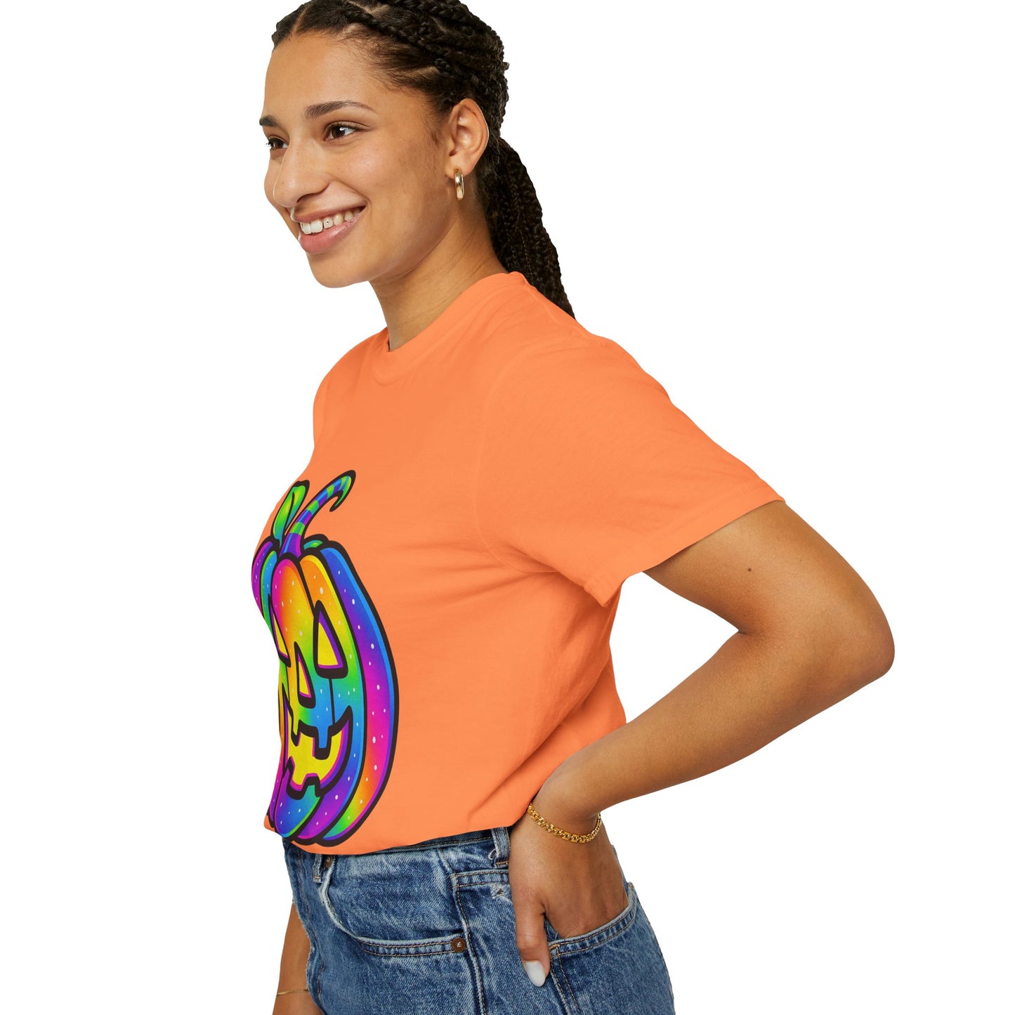 Colorful Pumpkin T-shirt for Halloween
