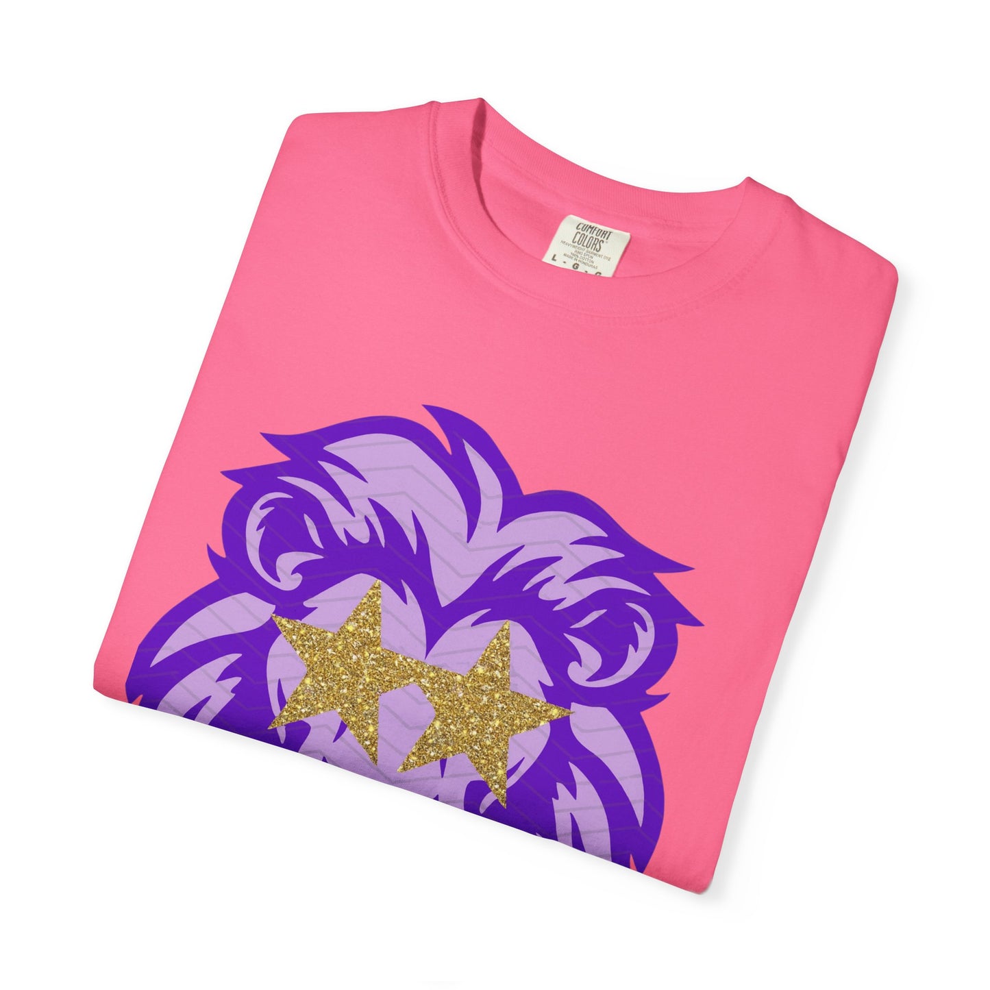 Purple Lion Graphic T-Shirt