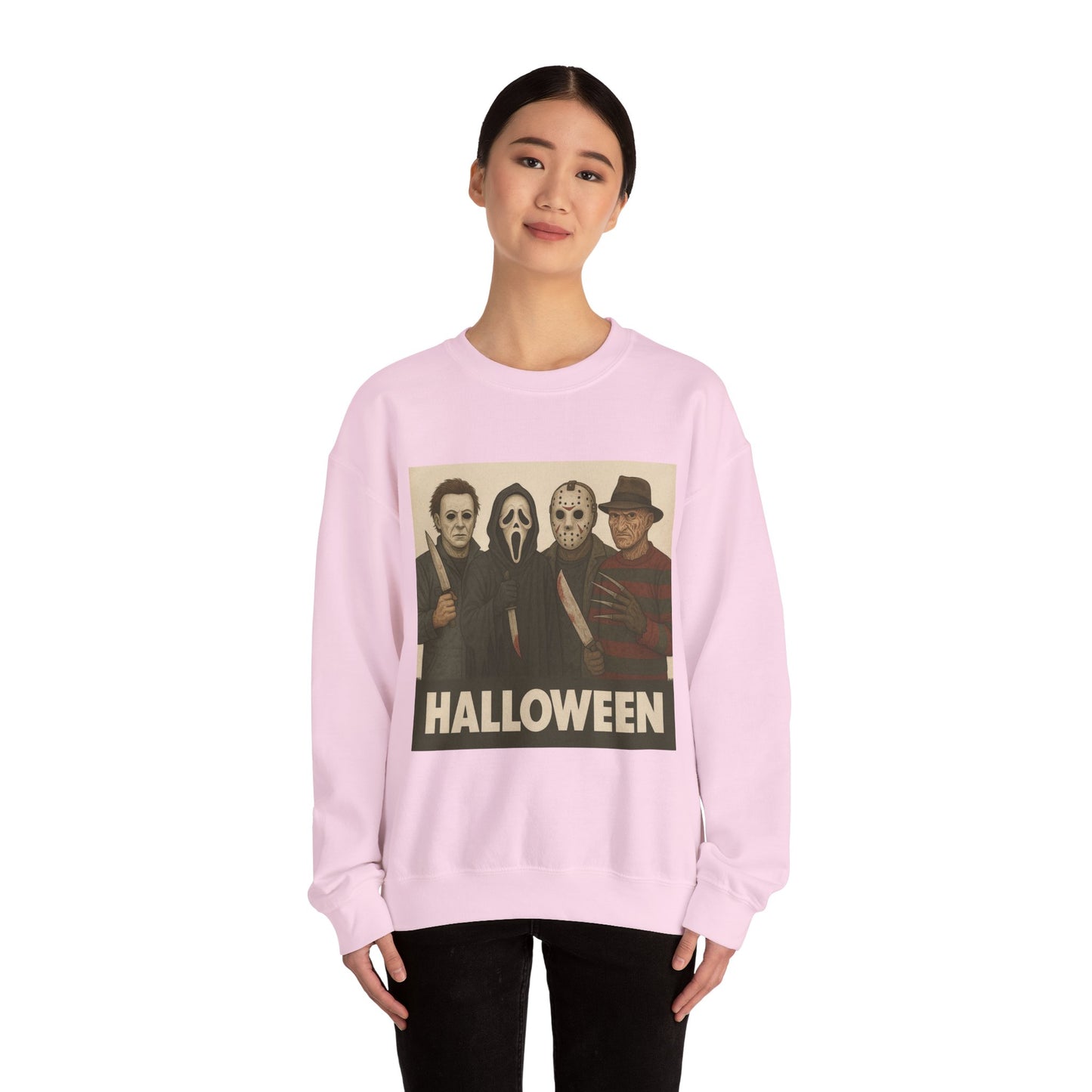 Spooky Movie Crewneck Sweatshirt - Halloween Horror Apparel