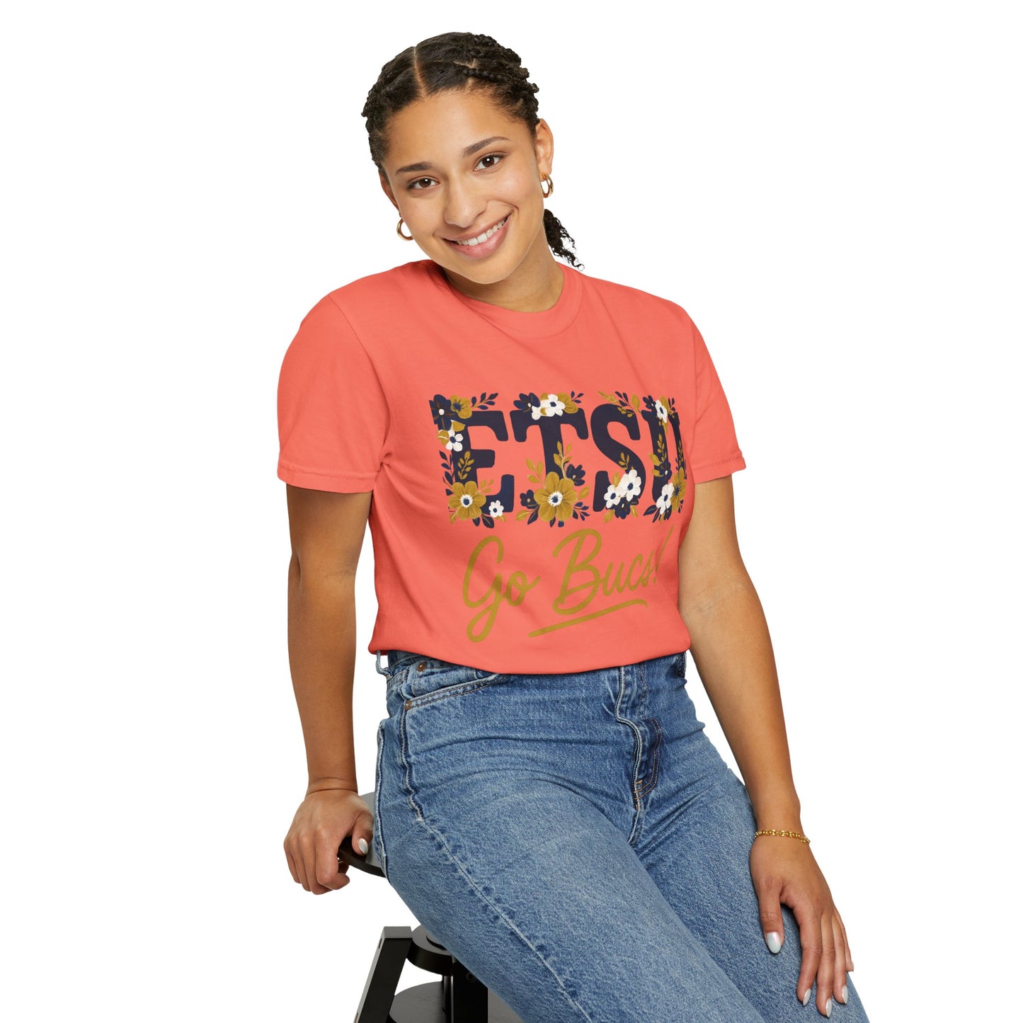 Floral Go Bucs Unisex T-shirt - College Apparel