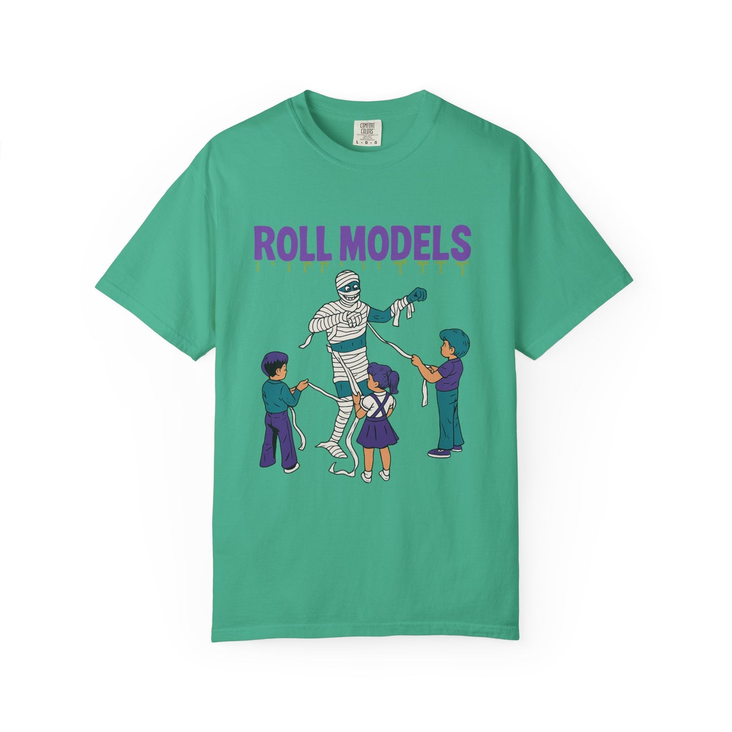 Mummy Roll Models T-Shirt, Cute Halloween Shirt, Kids Costume Tee, Family Fun Outfit, Retro Graphic Top, Vintage Style Tee
