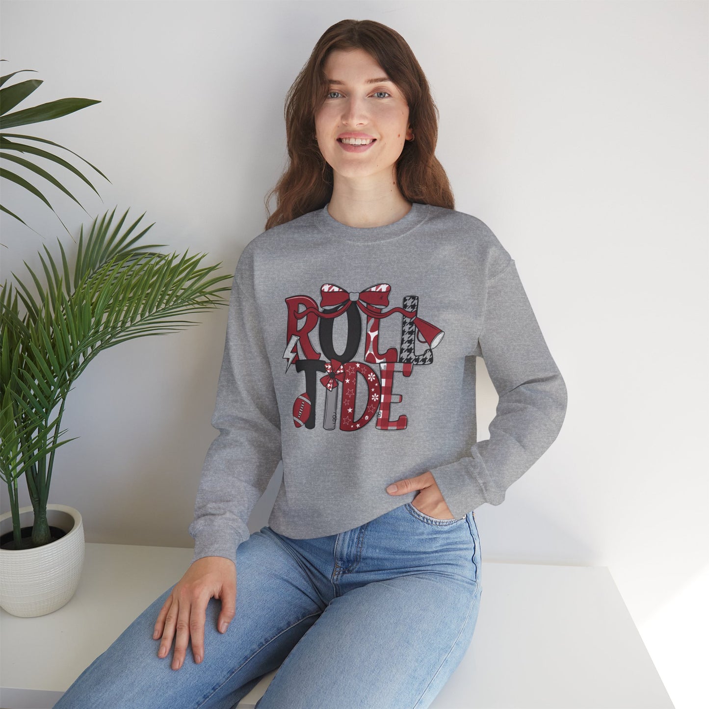 Alabama Sweatshirt: Roll Tide Unisex Sweatshirt for College Fans