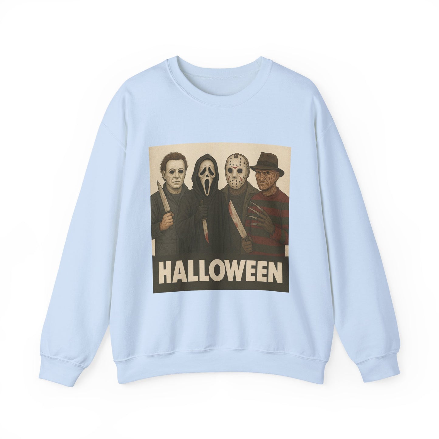 Spooky Movie Crewneck Sweatshirt - Halloween Horror Apparel