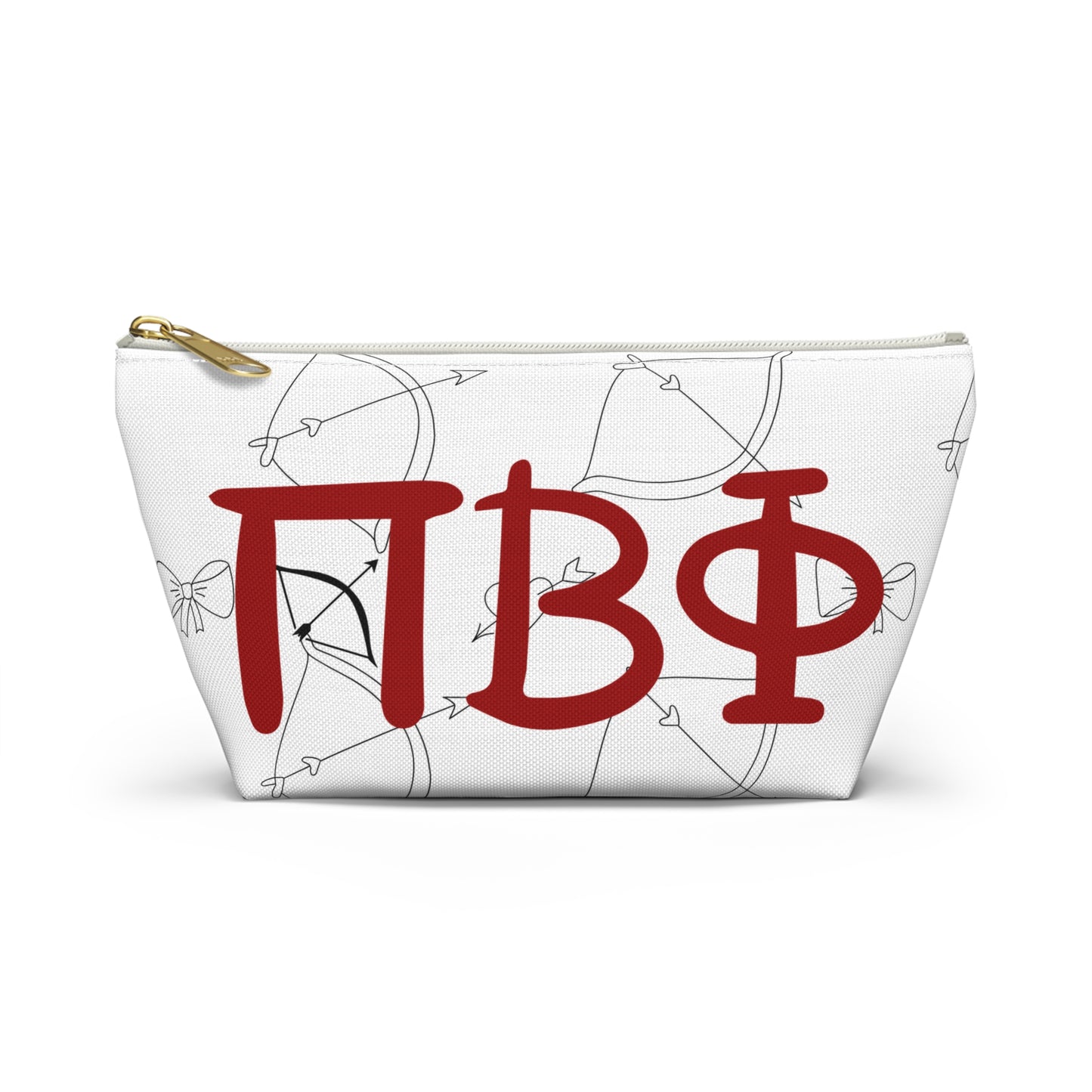 Pi Beta Phi Stylish Accessory Pouch, Personalized Cosmetic Bag, Ideal Gift for Friends, Perfect for School, Travel & Organization