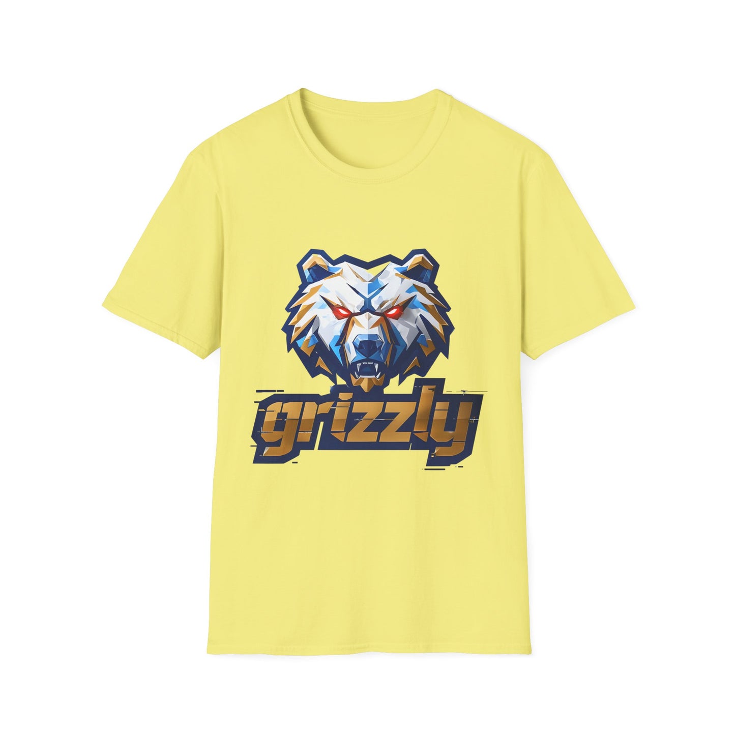 Grizzly Memphis Bear Graphic Tee, Unisex Softstyle T-Shirt, Memphis Basketball Fan, Memphis Grizz, 901, Go Grizz