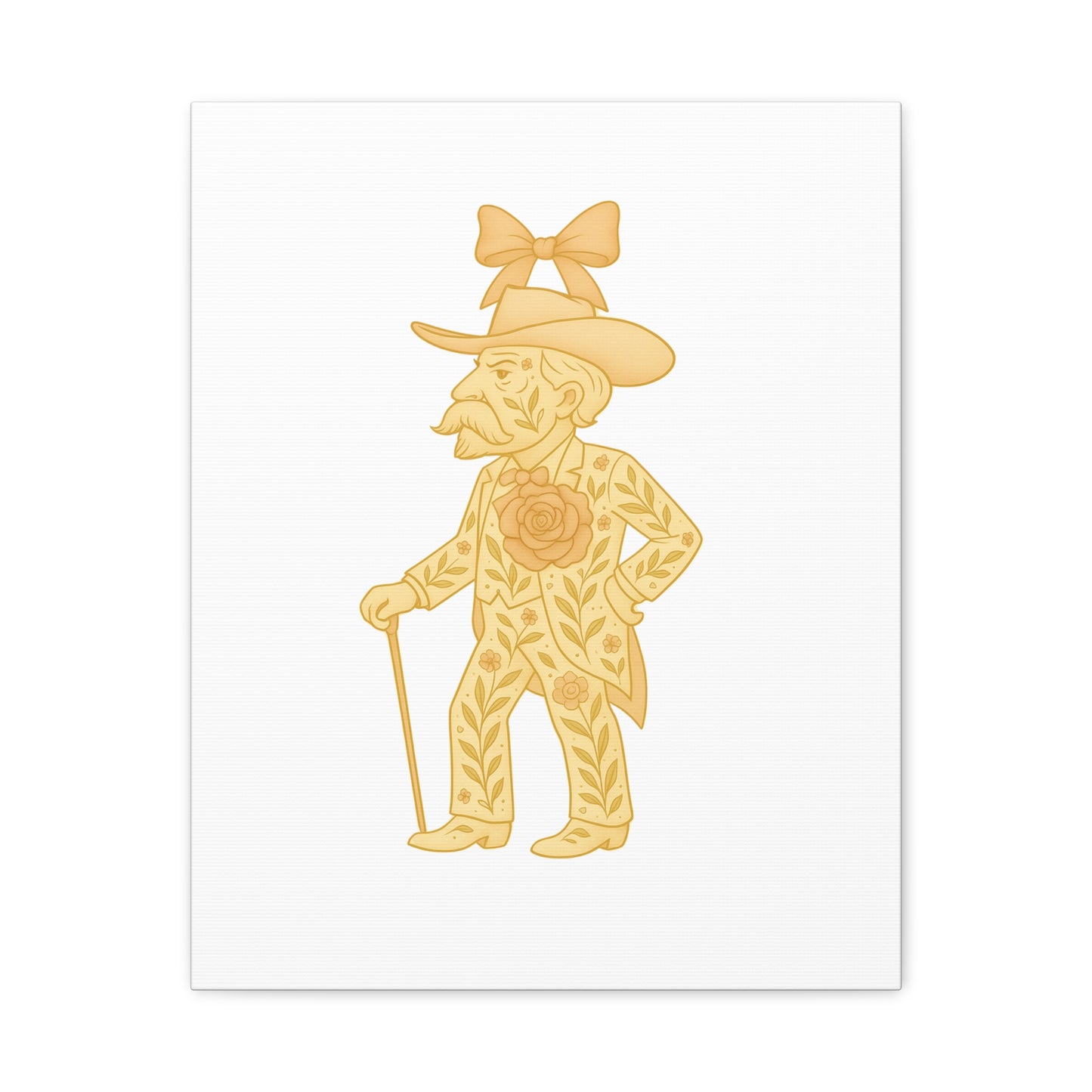 Coquette Colonel Rebel Canvas Wall Art