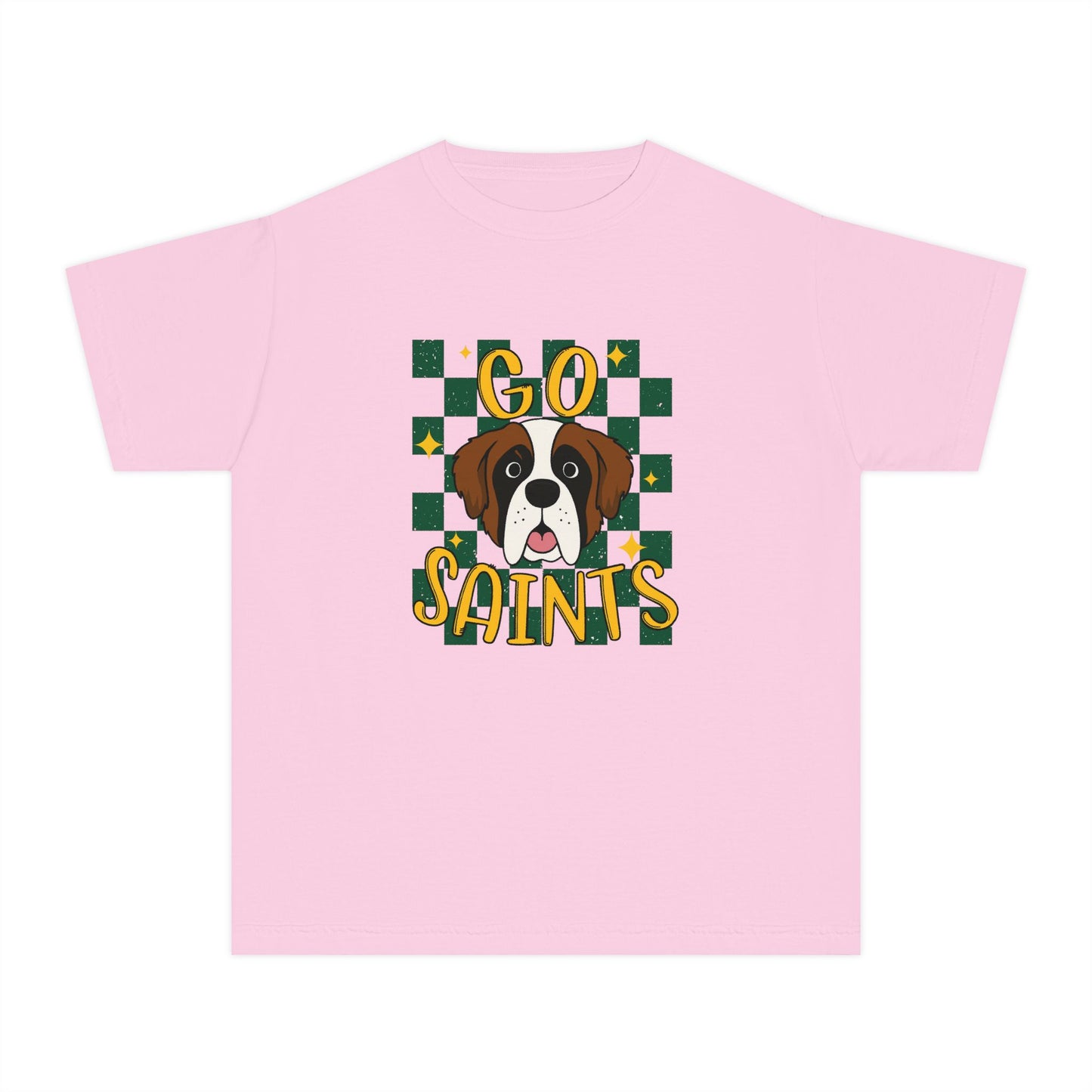 Saints Youth Tee - Perfect for Game Day, Dog Lovers, Team Spirit, Sporty Outfit, Gift for Kids