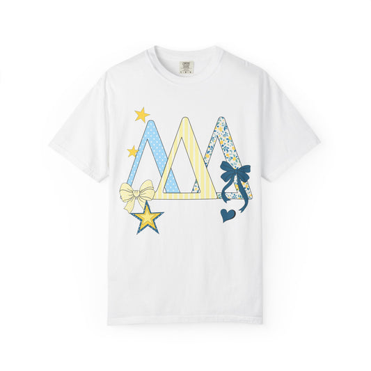 Whimsical yellow and blue Graphic T-Shirt