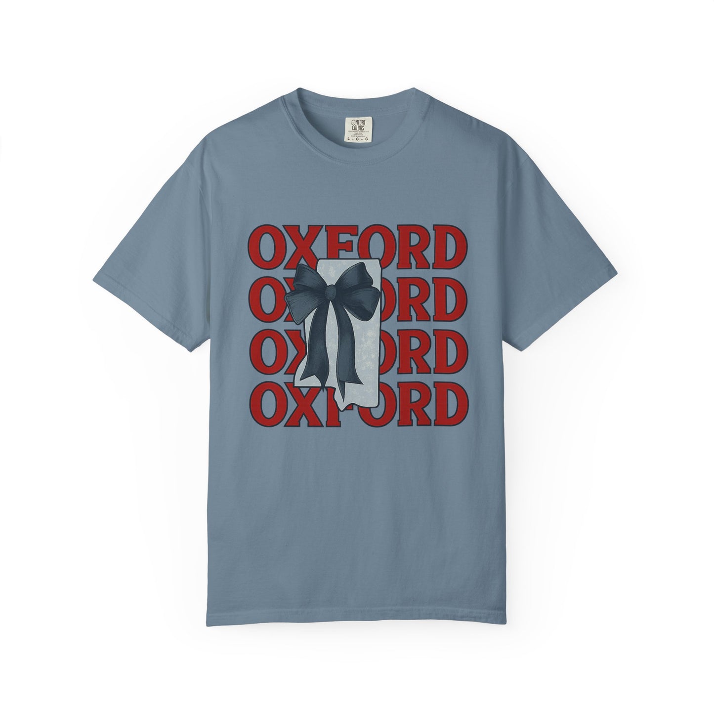 Oxford Bow Graphic Tee, Casual Unisex T-shirt, Gift for Students, College Apparel, Trendy Fashion Top, Birthday Gift