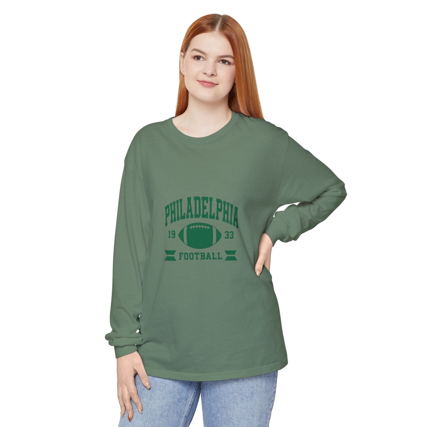 Vintage Philadelphia Football Long Sleeve T-Shirt