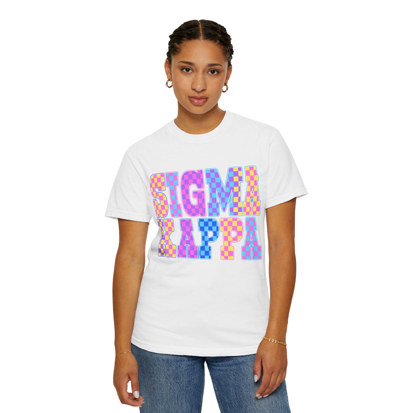 Colorful SigmaKappa T-Shirt - Unisex Garment-Dyed