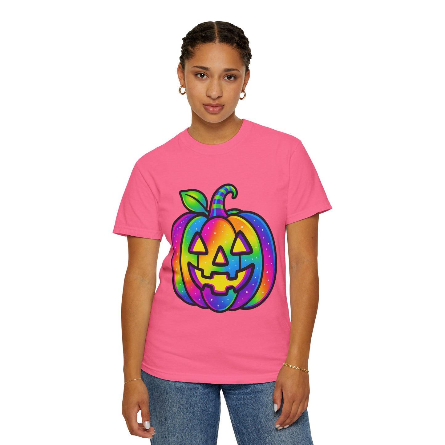 Colorful Pumpkin T-shirt for Halloween
