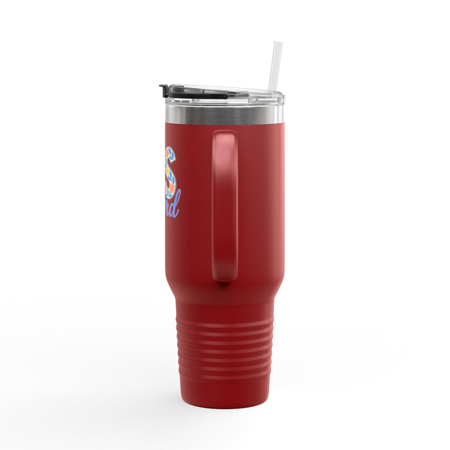 Floral Insulated Travel Mug-40 oz., Oxford, MS Design