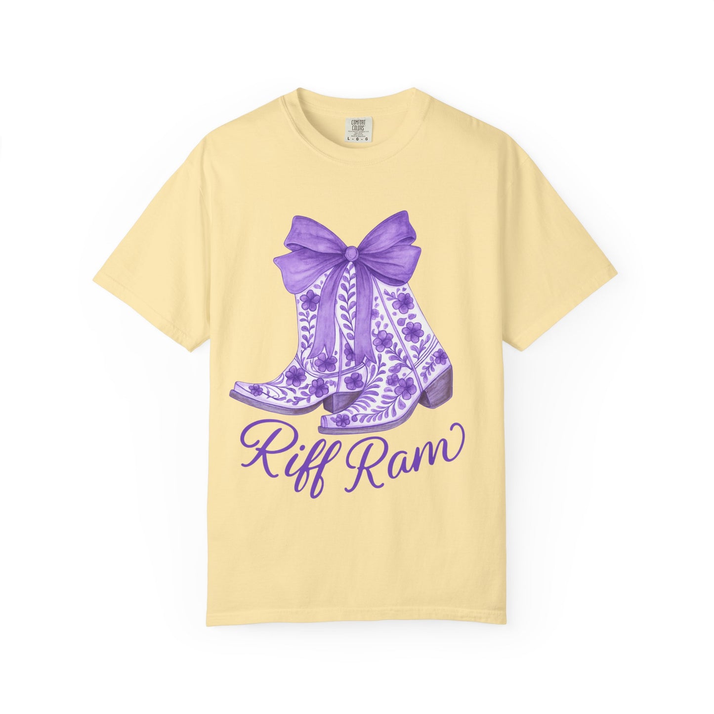 Purple Cowboy Boots T-Shirt | Western Style Tee, Festival Wear, Country Music Shirt, Gift for Horse Lovers, Casual Chic