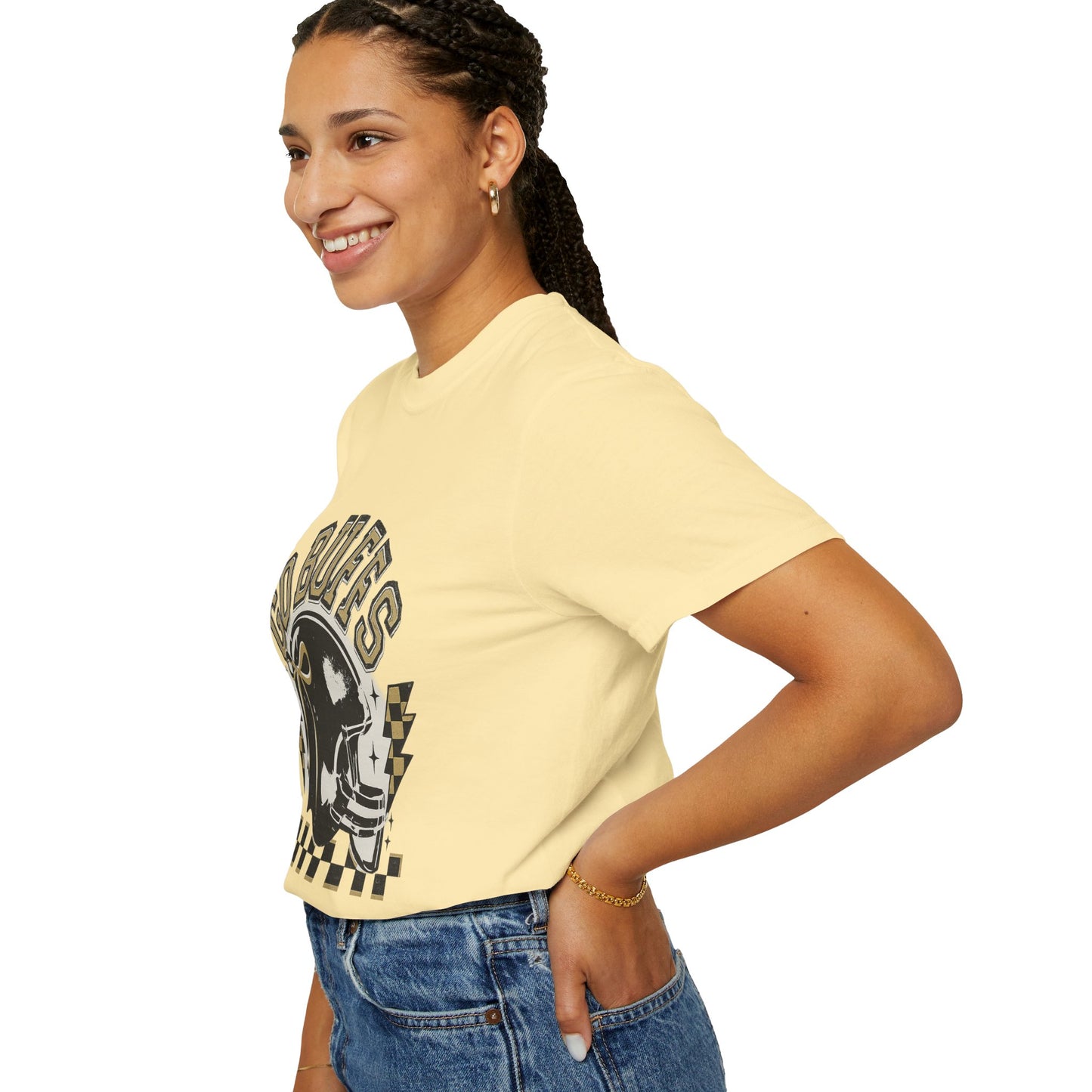 Vintage Sports Fan T-Shirt - Go Buffs Graphic Tee
