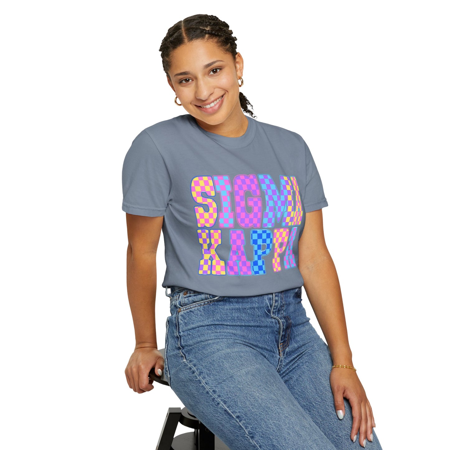 Colorful SigmaKappa T-Shirt - Unisex Garment-Dyed