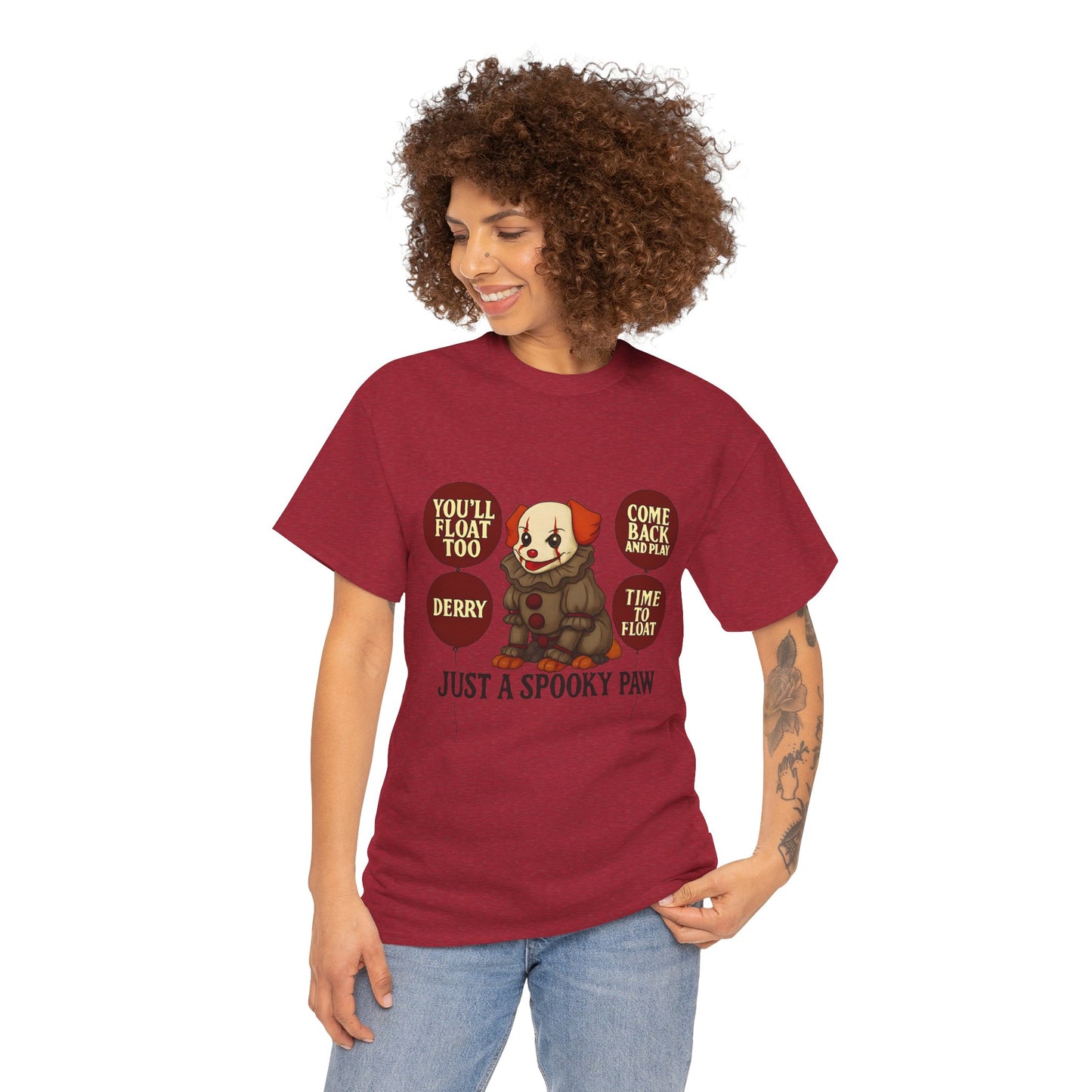 Spooky Dog Tee Clown Pup Pennywise