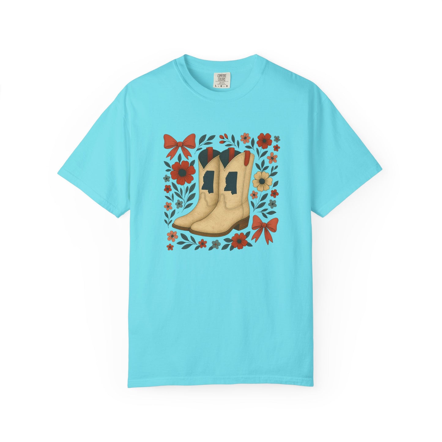Mississippi Coquette Bow Unisex Tee - Ole Miss Fan Gift