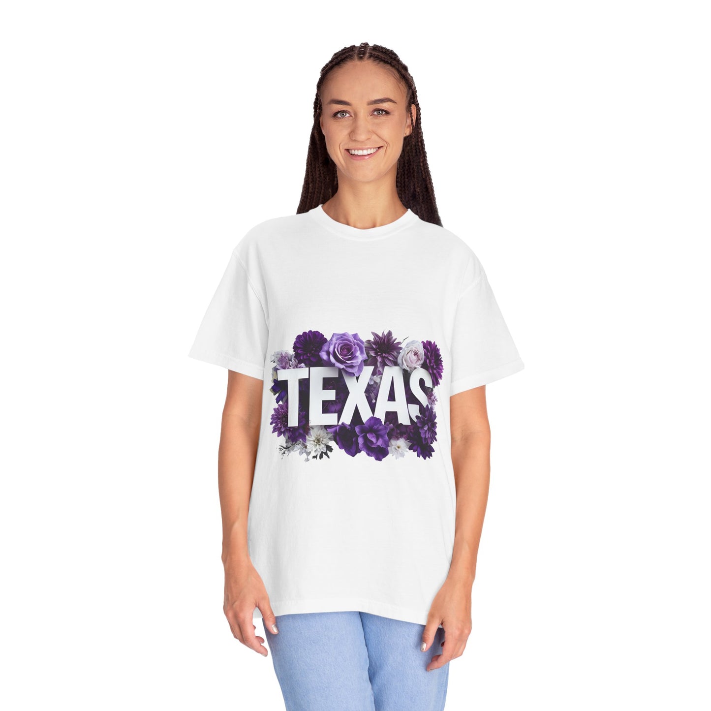 Texas Floral T-Shirt, Unisex Aesthetic Tee, Summer Outfit, Gift for Texan, Casual Style Shirt, Travel Souvenir Shirt