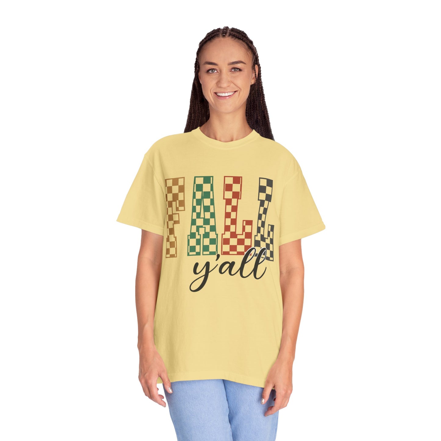 Fall Y'all Unisex T-shirt - Cozy Autumn Apparel for Thanksgiving & Harvest Season