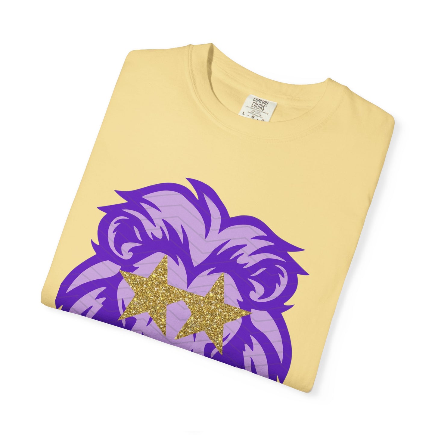 Purple Lion Graphic T-Shirt