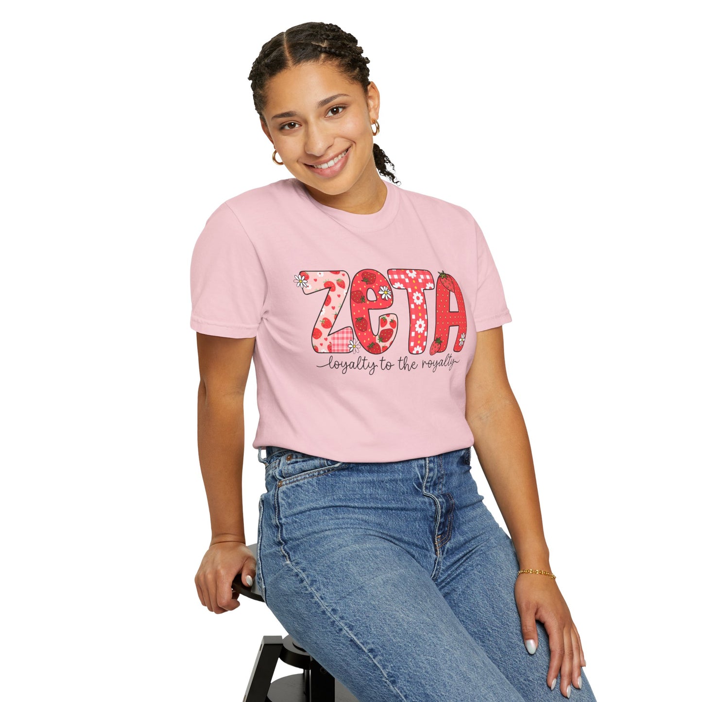 ZTALoyalty T-Shirt, Unisex Garment-Dyed Tee, Perfect for Sorority Events, Greek Life Apparel, Custom Festive Shirt, Everyday Casual Wear