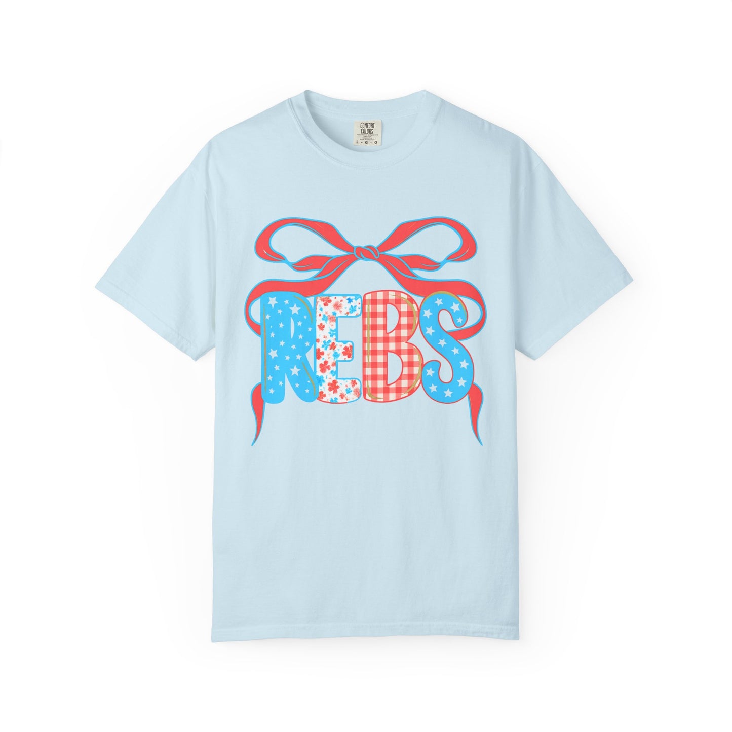 MS Rebs Floral Patriotic T-Shirt