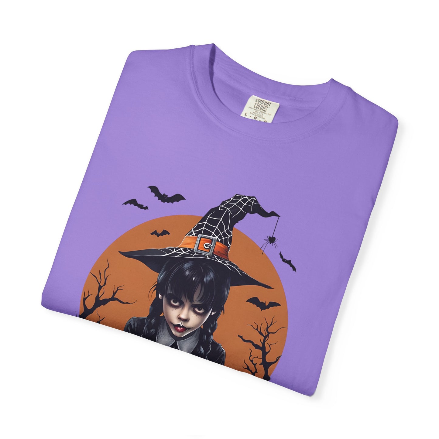 Halloween Witch Graphic Tee, Spooky Unisex T-Shirt, Pumpkin Halloween Costume, Fall Festive Apparel, Witchy Shirt for October
