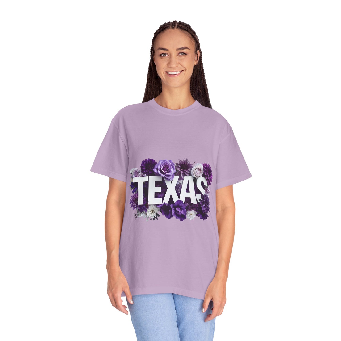 Texas Floral T-Shirt, Unisex Aesthetic Tee, Summer Outfit, Gift for Texan, Casual Style Shirt, Travel Souvenir Shirt