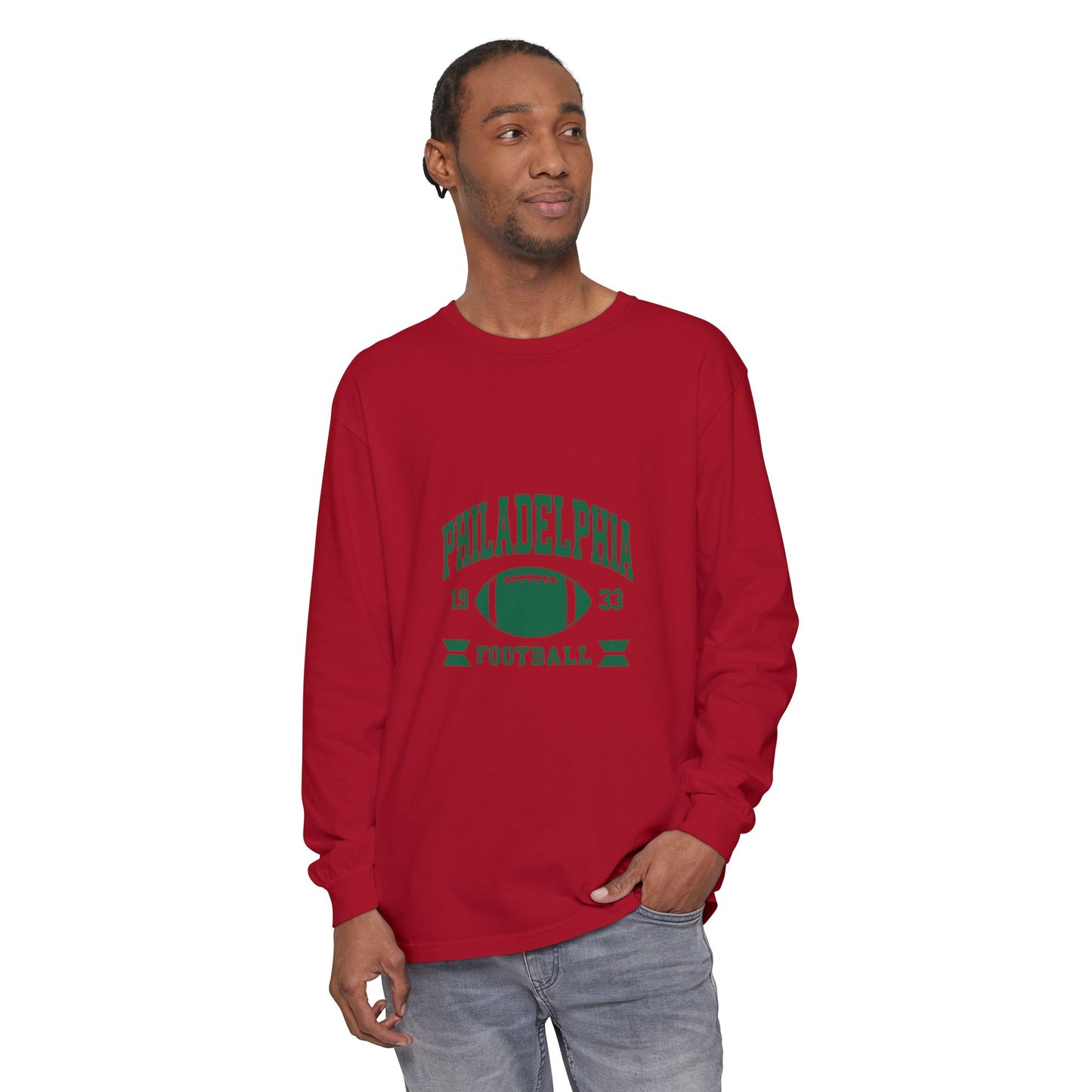 Vintage Philadelphia Football Long Sleeve T-Shirt